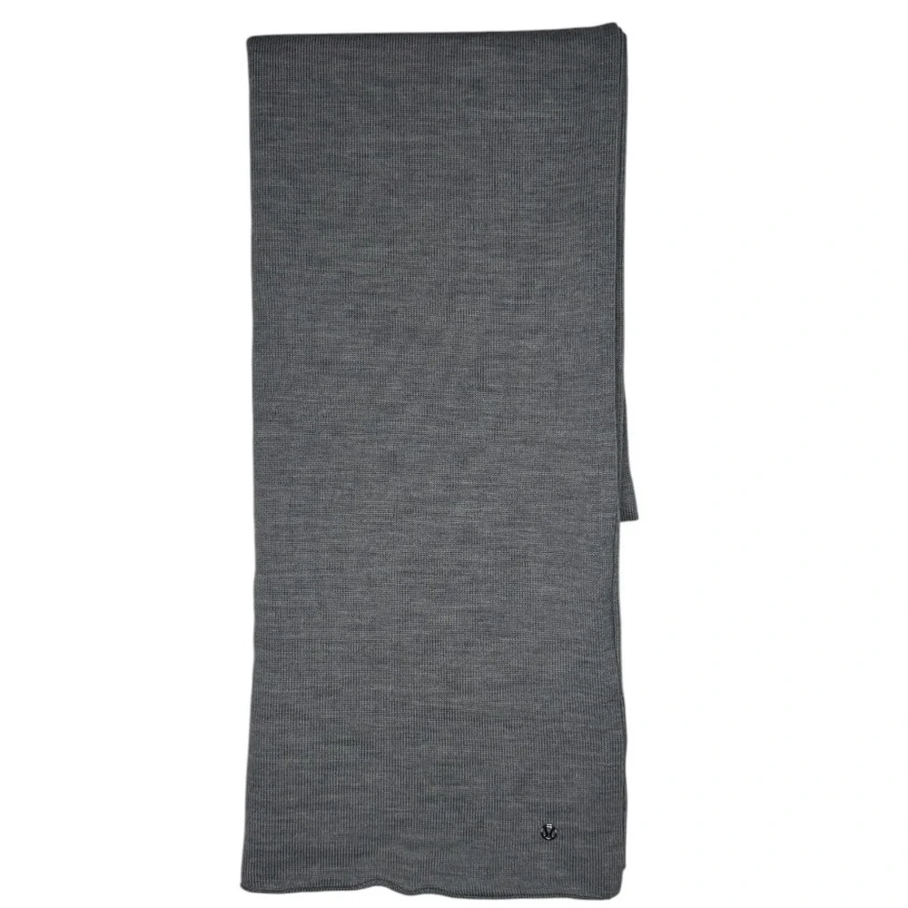 Lululemon Gray Merino Wool Cozy Up Scarf